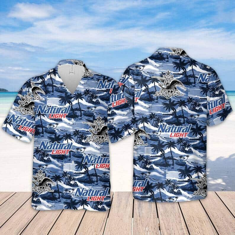 Special Natural Light Hawaiian Shirt Island Summer Gift For Beer Lovers