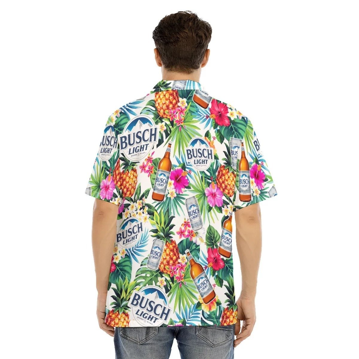 Busch Light Beer Hawaiian Shirt Tropical Plant Beach Vacation Gift For Beer Lovers Busch Light Beer Hawaiian Shirt Tropical Plant Beach Vacation Gift For Beer Lovers