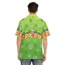 Green Busch Light Hawaiian Shirt Tropical Flower Gift For Beer Drinkers