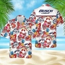 Busch Light Apple Hawaiian Shirt Colorful Tropical Summer Gift For Vodka Lovers