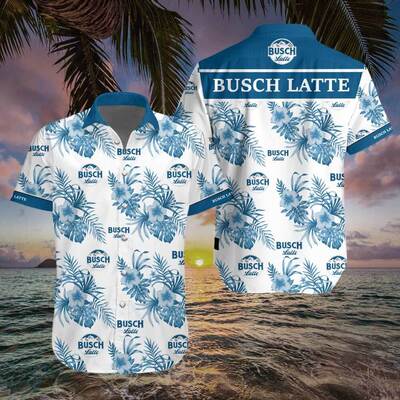 Trending Busch Latte Beer Hawaiian Shirt Birthday Gift For Mom Trending Busch Latte Beer Hawaiian Shirt Birthday Gift For Mom