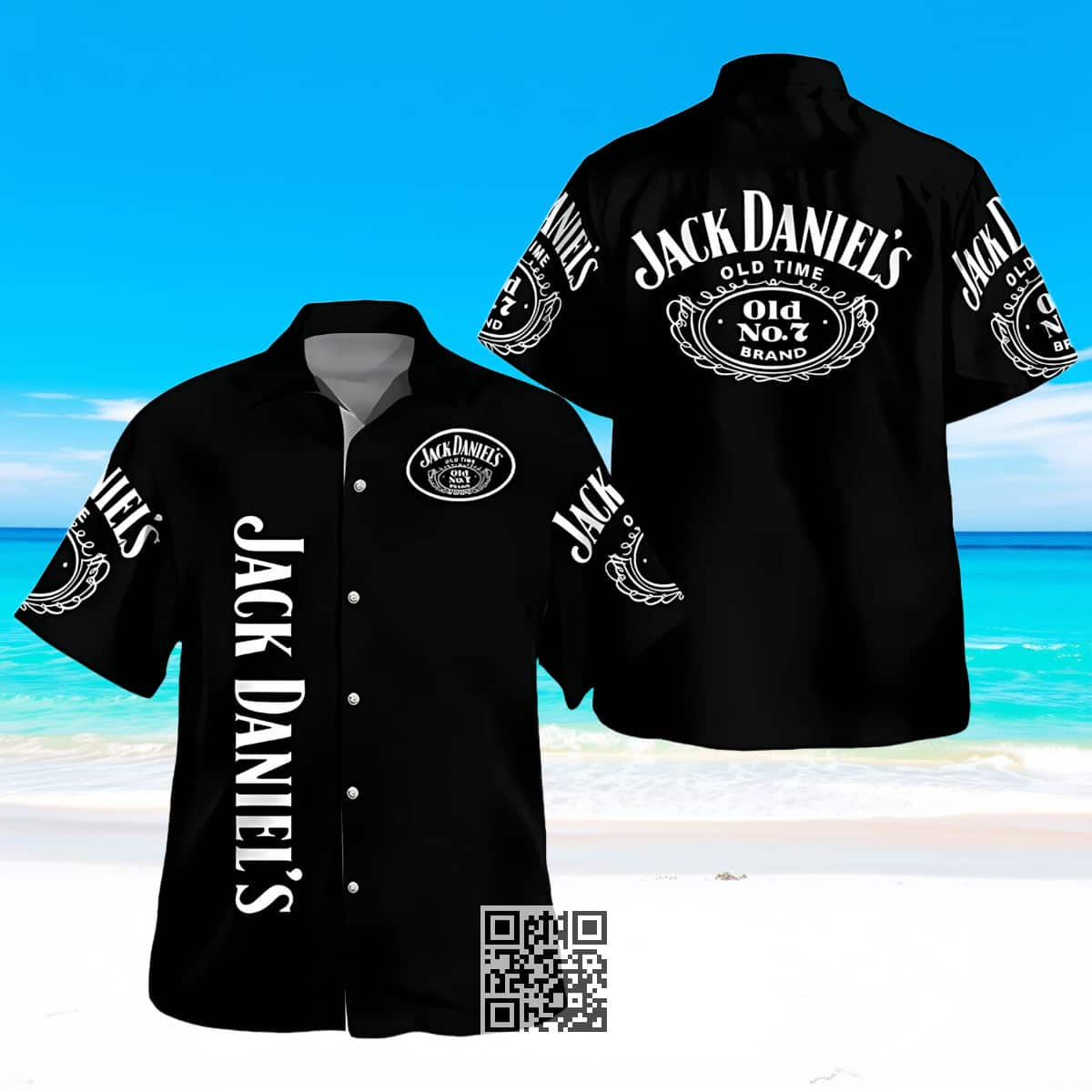 Black Jack Daniel's Hawaiian Shirt Gift For Whiskey Lovers