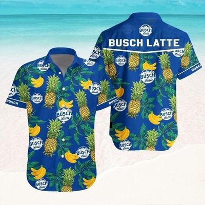 Busch Latte Beer Hawaiian Shirt Tropical Fruit Gift For Best Friends Busch Latte Beer Hawaiian Shirt Tropical Fruit Gift For Best Friends