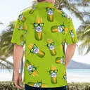 Busch Latte Beer Hawaiian Shirt Funny Corn In Sunglasses Gift For Dad Busch Latte Beer Hawaiian Shirt Funny Corn In Sunglasses Gift For Dad