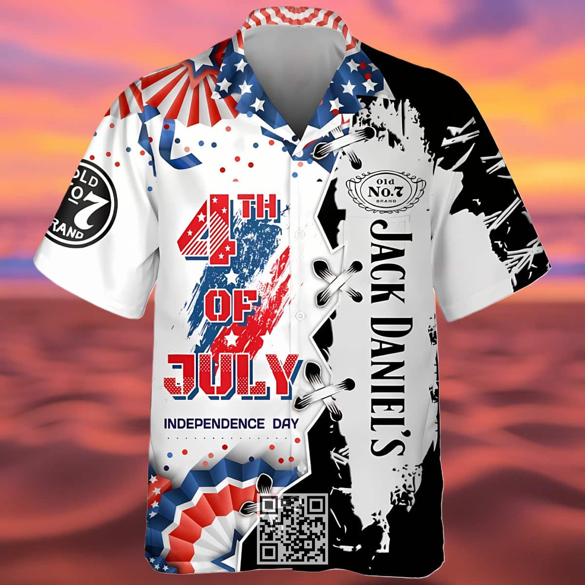 Jack Daniel's Hawaiian Shirt 4th Of July Independence Day Gift For Whiskey Lovers