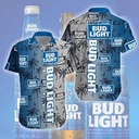 Bud Light Hawaiian Shirt Tropical Coconut Tree Gift For Him Bud Light Hawaiian Shirt Tropical Coconut Tree Gift For Him