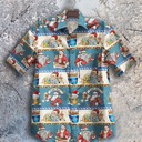Santa Claus With Bud Light Hawaiian Shirt Gift For Beer Lovers Santa Claus With Bud Light Hawaiian Shirt Gift For Beer Lovers