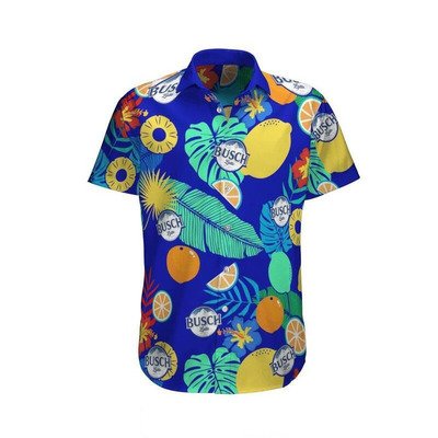 Blue Aloha Busch Latte Hawaiian Shirt Tropical Fruits Gift For Friend Blue Aloha Busch Latte Hawaiian Shirt Tropical Fruits Gift For Friend