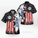 Busch Light Hawaiian Shirt Special American Flag Vacation Gift For Beer Drinkers Busch Light Hawaiian Shirt Special American Flag Vacation Gift For Beer Drinkers