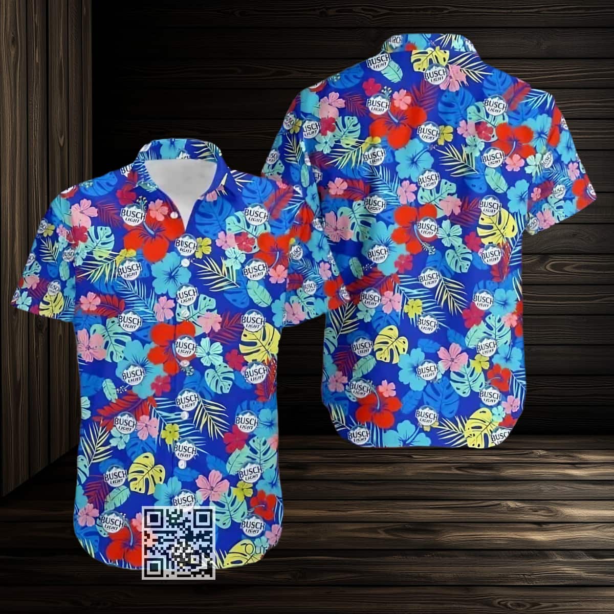 Busch Light Hawaiian Shirt Colorful Tropical Holiday Gift For Beer Drinkers Busch Light Hawaiian Shirt Colorful Tropical Holiday Gift For Beer Drinkers