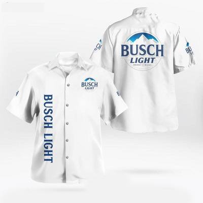Classic Busch Light Hawaiian Shirt Summer Holiday Gift For Beer Lovers Classic Busch Light Hawaiian Shirt Summer Holiday Gift For Beer Lovers