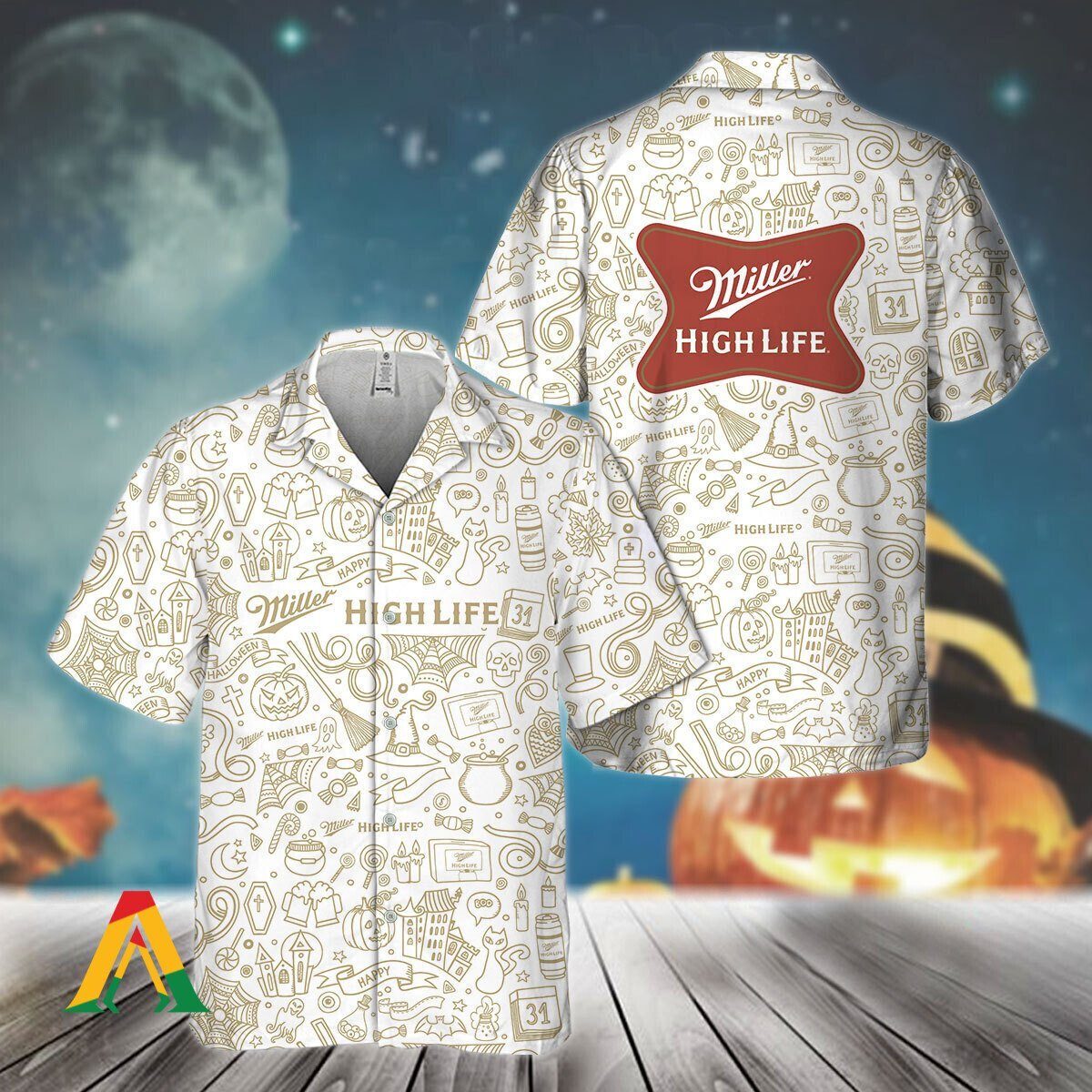 Doodle Art Miller High Life Hawaiian Shirt Summer Gift For Best Friend