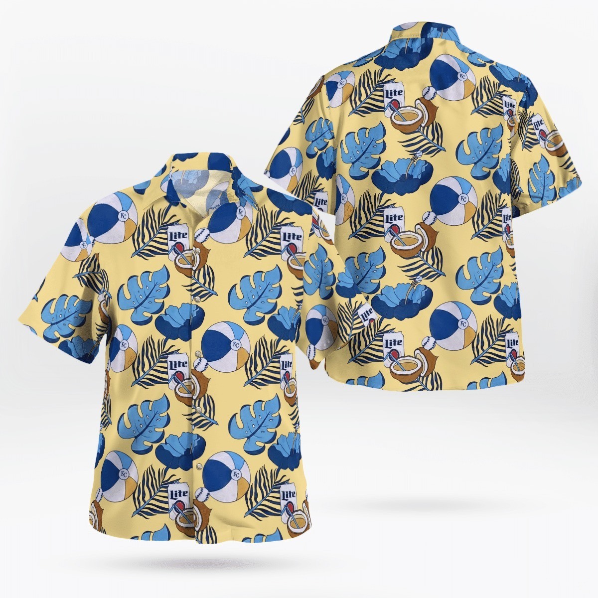 Trending Miller Lite Hawaiian Shirt Tropical Summer Gift For Summer Lovers