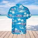 Blue Aloha Bud Light Hawaiian Shirt Summer Holiday Gift For Beer Lovers
