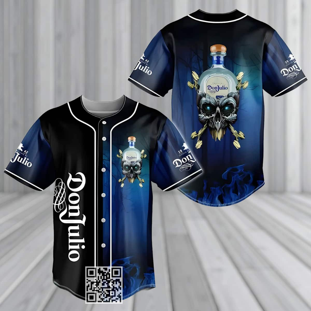 Skull With Don Julio Tequila Baseball Jersey Gift For Best Friend