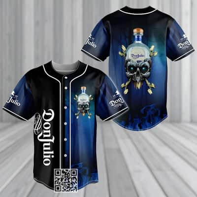 Skull With Don Julio Tequila Baseball Jersey Gift For Best Friend Skull With Don Julio Tequila Baseball Jersey Gift For Best Friend