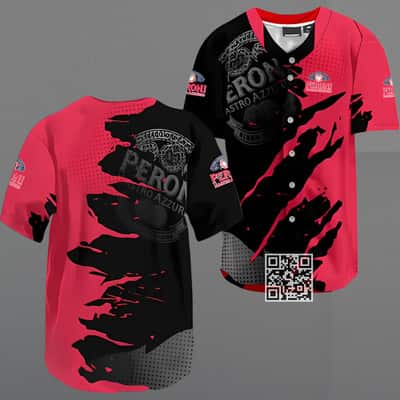 Peroni Baseball Jersey Metal Crack Pattern Beer Lovers Gift Peroni Baseball Jersey Metal Crack Pattern Beer Lovers Gift