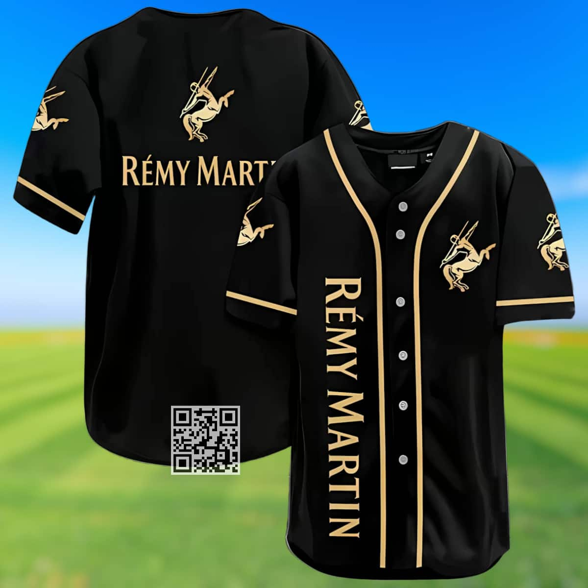 Black Remy Martin Baseball Jersey Gift For Him