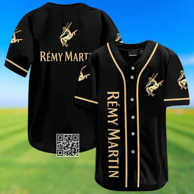 Black Remy Martin Baseball Jersey Gift For Him Black Remy Martin Baseball Jersey Gift For Him