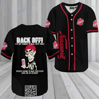 Achmed Back Off With Narragansett Baseball Jersey Gift For Beer Lovers