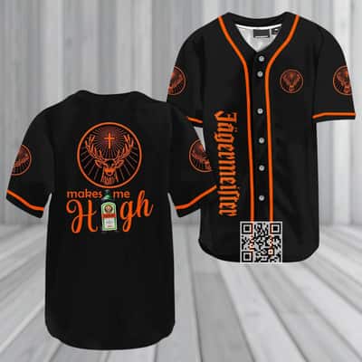 Jagermeister Baseball Jersey Make Me High Jagermeister Baseball Jersey Make Me High