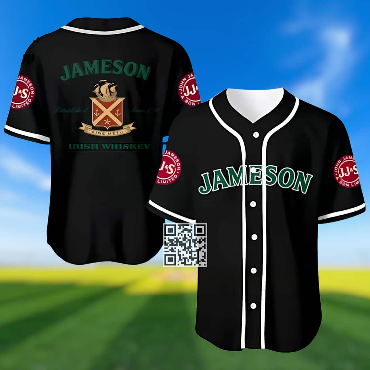 Jameson Irish Whiskey Baseball Jersey Gift For Sporty Boyfriend