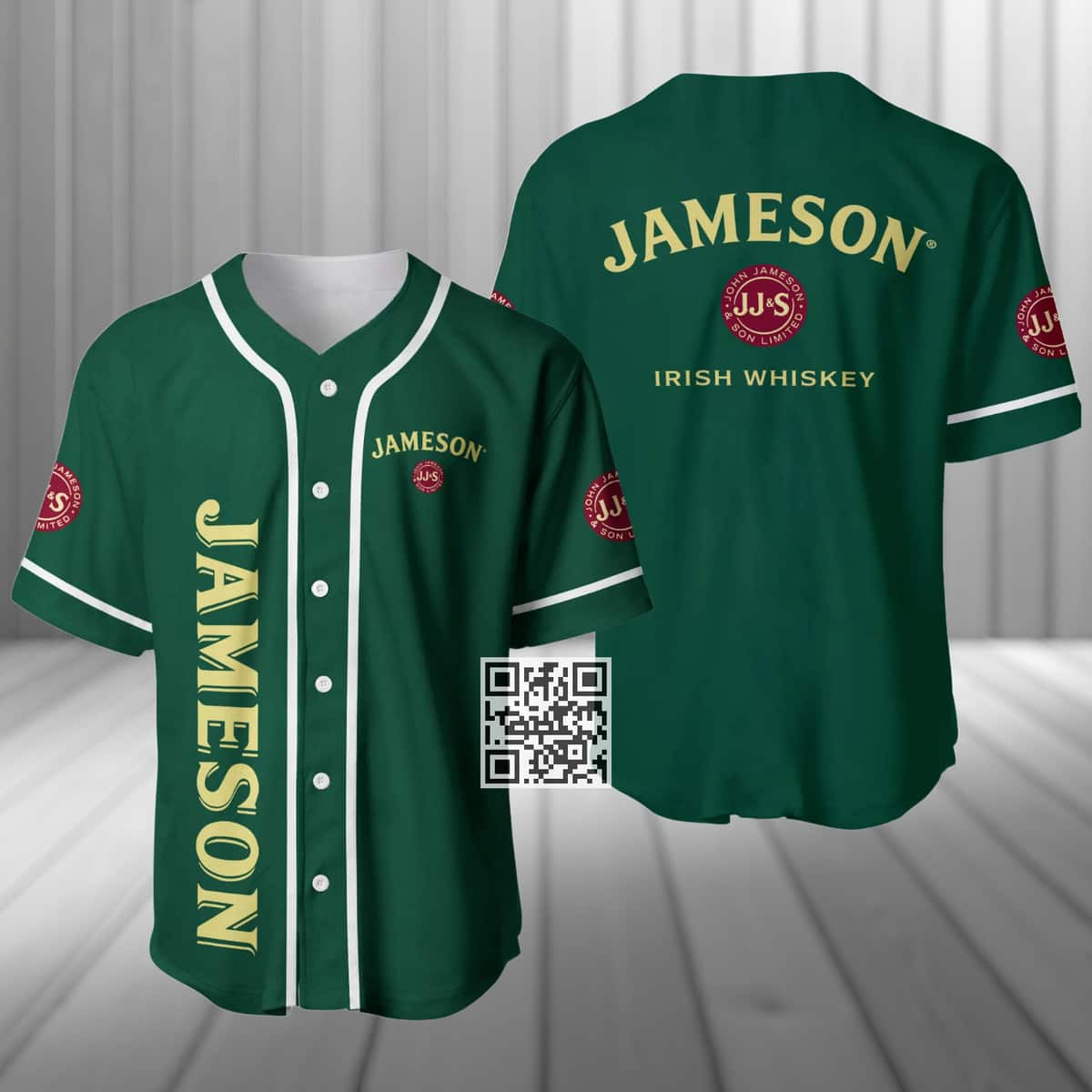 Jameson Irish Whiskey Baseball Jersey Gift For Sporty Husband