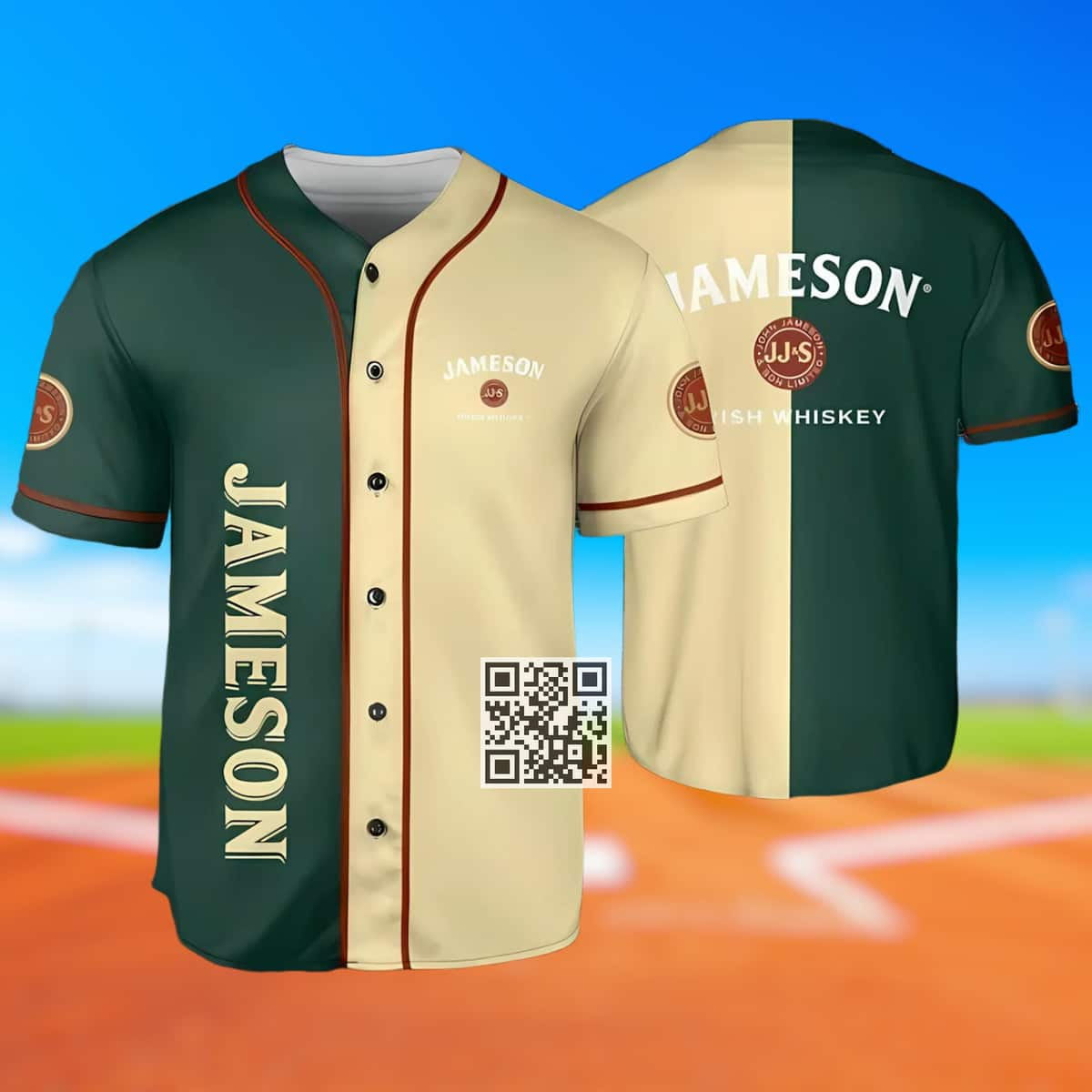 Jameson Irish Whiskey Baseball Jersey Sports Gift For Him