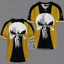 Ghost Head White Skull Johnnie Walker Baseball Jersey Gift For Sporty Boyfriend Ghost Head White Skull Johnnie Walker Baseball Jersey Gift For Sporty Boyfriend