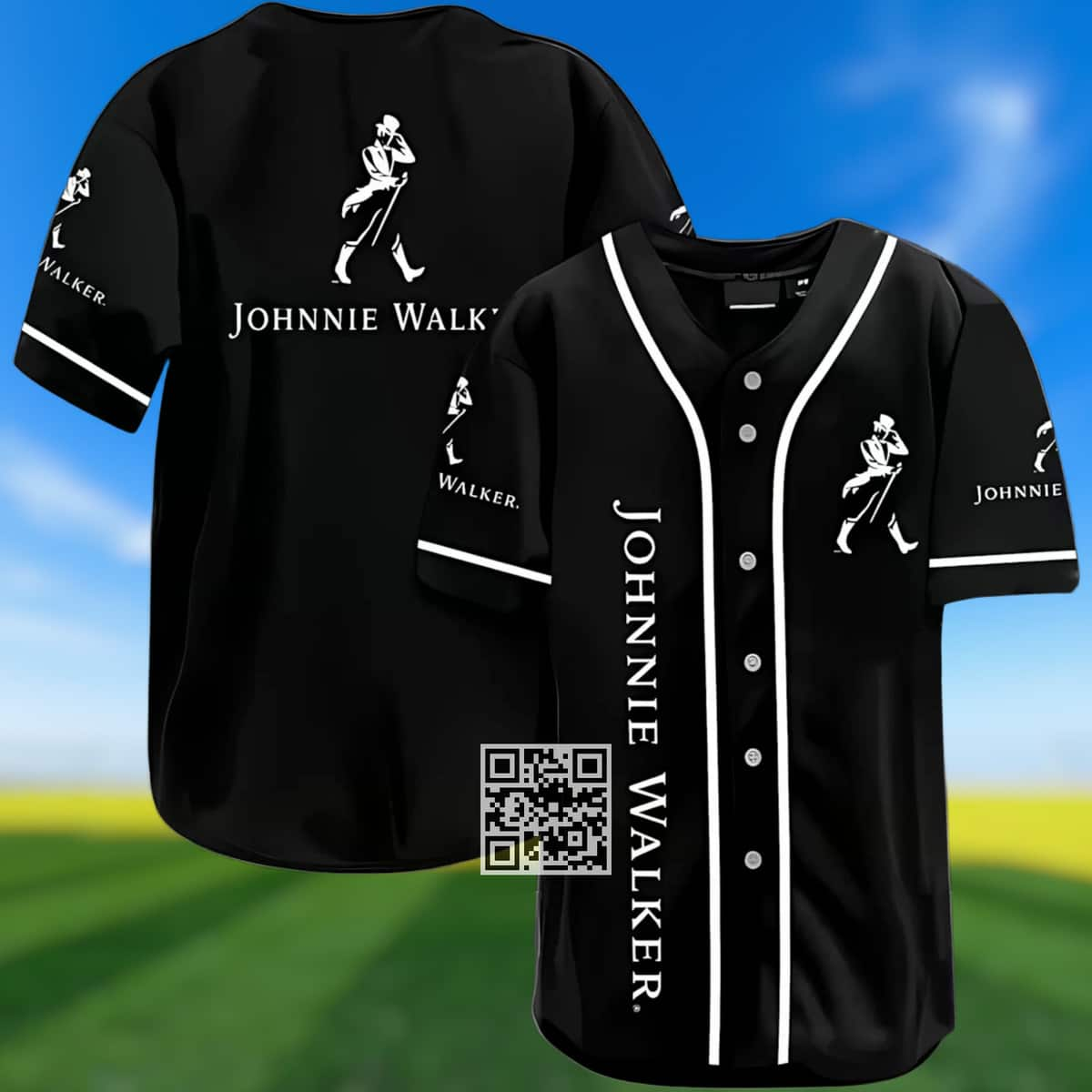 Johnnie Walker Baseball Jersey Gift For Whisky Lovers