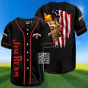Jim Beam Baseball Jersey US Flag Gift For Whiskey Lovers