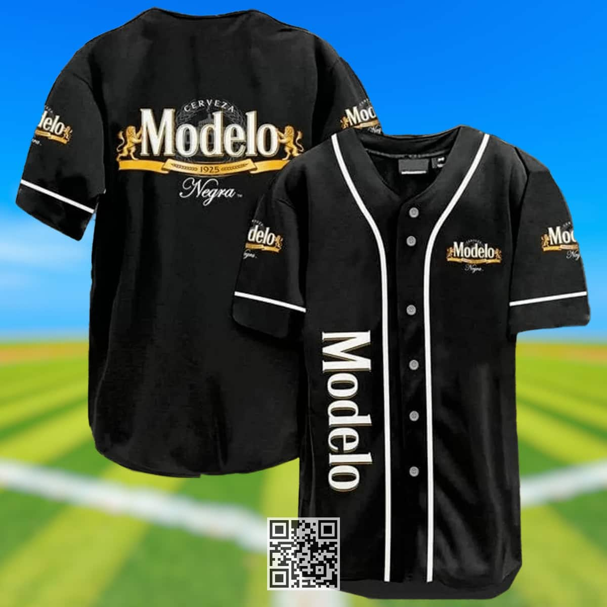 Cerveza Modelo Negra Baseball Jersey Beer Lovers Gift