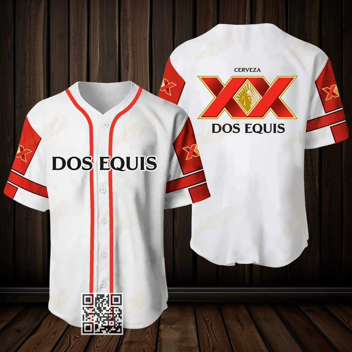 Dos Equis Baseball Jersey Beer Lovers Gift