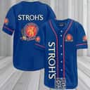Stroh's Beer Baseball Jersey Gift For Sporty Husband Stroh's Beer Baseball Jersey Gift For Sporty Husband