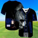 Michael Myers In Case Of Accident My Blood Type Is Hamm’s Baseball Jersey