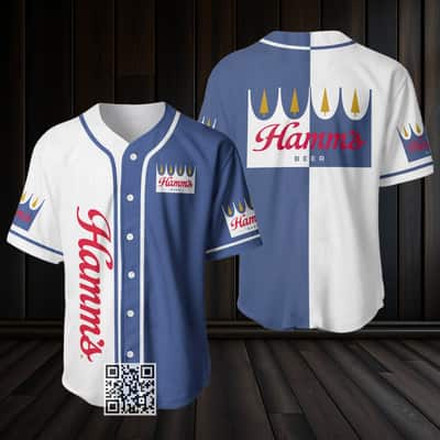 Hamm's Beer Baseball Jersey Gift For Friends Hamm's Beer Baseball Jersey Gift For Friends