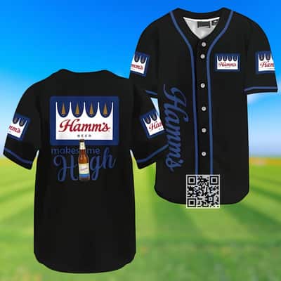 Hamm's Beer Baseball Jersey Make Me High Hamm's Beer Baseball Jersey Make Me High