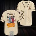 Freddy and Jason Drinking Buddies Tito's Baseball Jersey Gift For Friends Freddy and Jason Drinking Buddies Tito's Baseball Jersey Gift For Friends