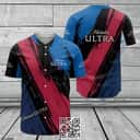 Color Stripes Michelob ULTRA Beer Baseball Jersey Color Stripes Michelob ULTRA Beer Baseball Jersey