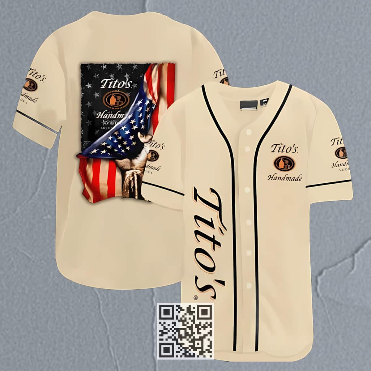 Tito's Baseball Jersey US Flag Gift For Vodka Lovers Tito's Baseball Jersey US Flag Gift For Vodka Lovers