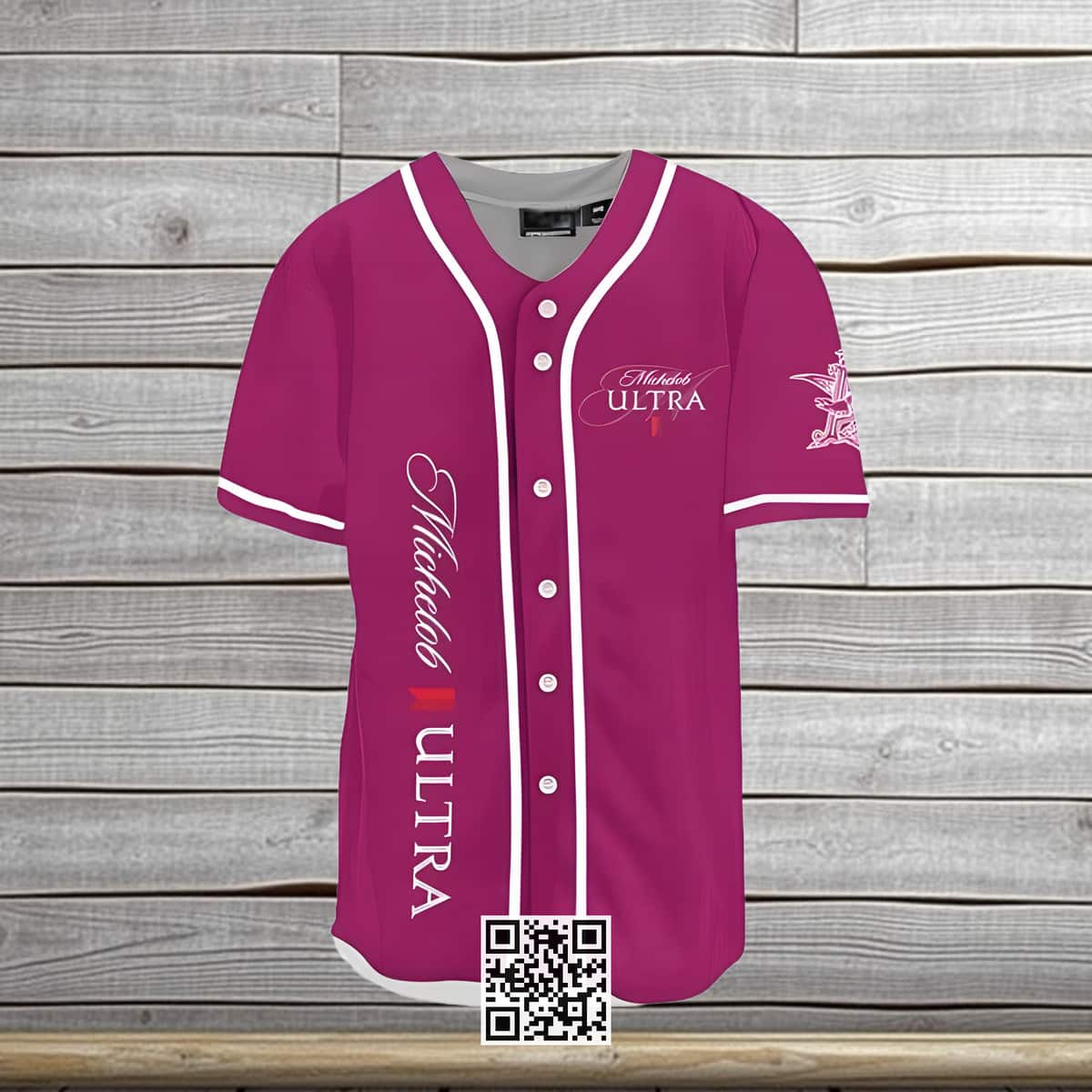 Purple Michelob ULTRA Baseball Jersey Organic Seltzer Purple Michelob ULTRA Baseball Jersey Organic Seltzer