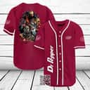 Scary Halloween Characters Dr Pepper Beer Baseball Jersey Scary Halloween Characters Dr Pepper Beer Baseball Jersey