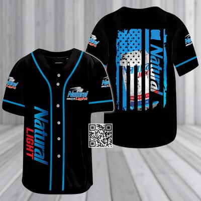 US Natural Light Flag Baseball Jersey Beer Lovers Gift US Natural Light Flag Baseball Jersey Beer Lovers Gift