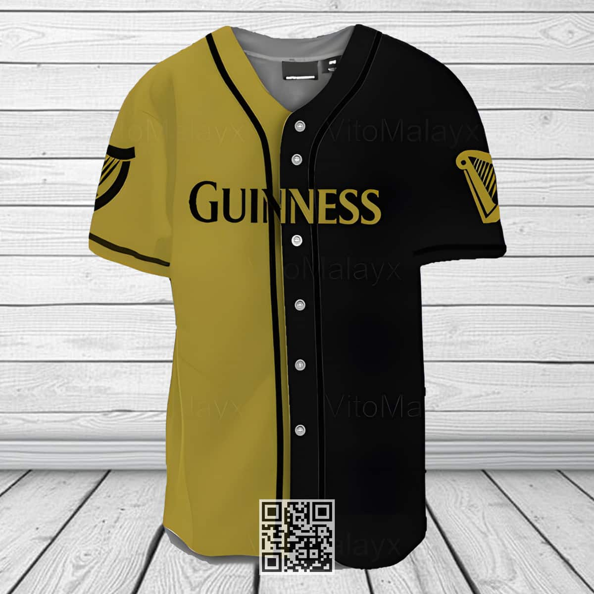 Guinness Beer Baseball Jersey Gift For Sport Dad