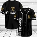 Black Guinness Beer Baseball Jersey Gift For Baseball Fans