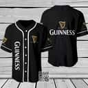 Black Guinness Baseball Jersey Gift For Beer Drinkers Black Guinness Baseball Jersey Gift For Beer Drinkers