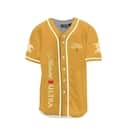 Michelob ULTRA Baseball Jersey Pure Gold Gift For Sports Fans Michelob ULTRA Baseball Jersey Pure Gold Gift For Sports Fans