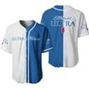 White And Blue Split Michelob ULTRA Baseball Jersey Beer Gift For Best Friend White And Blue Split Michelob ULTRA Baseball Jersey Beer Gift For Best Friend