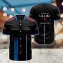 Black Michelob ULTRA Baseball Jersey Gift For Husband