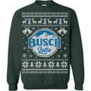 Green Busch Latte Ugly Christmas Sweater Great Gift For Beer Drinkers Green Busch Latte Ugly Christmas Sweater Great Gift For Beer Drinkers
